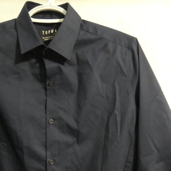 TOPMAN, men's button down dress shirt, size small, BNWOT - Picture 5 of 14
